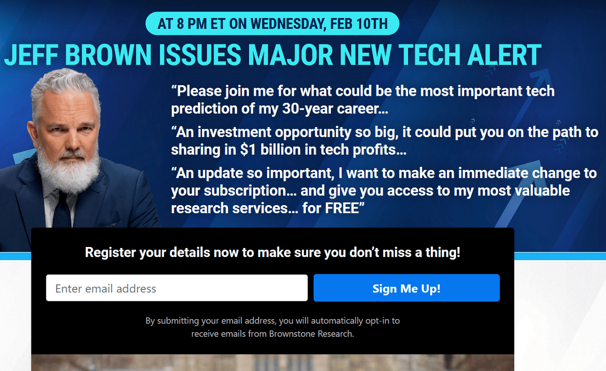 Is Jeff Brown’s Investment Accelerator Event Legit?
