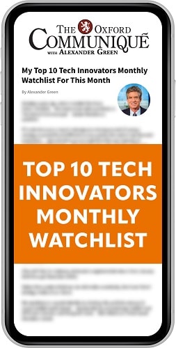Alex Green Top 10 Tech Innovators Monthly Watchlist